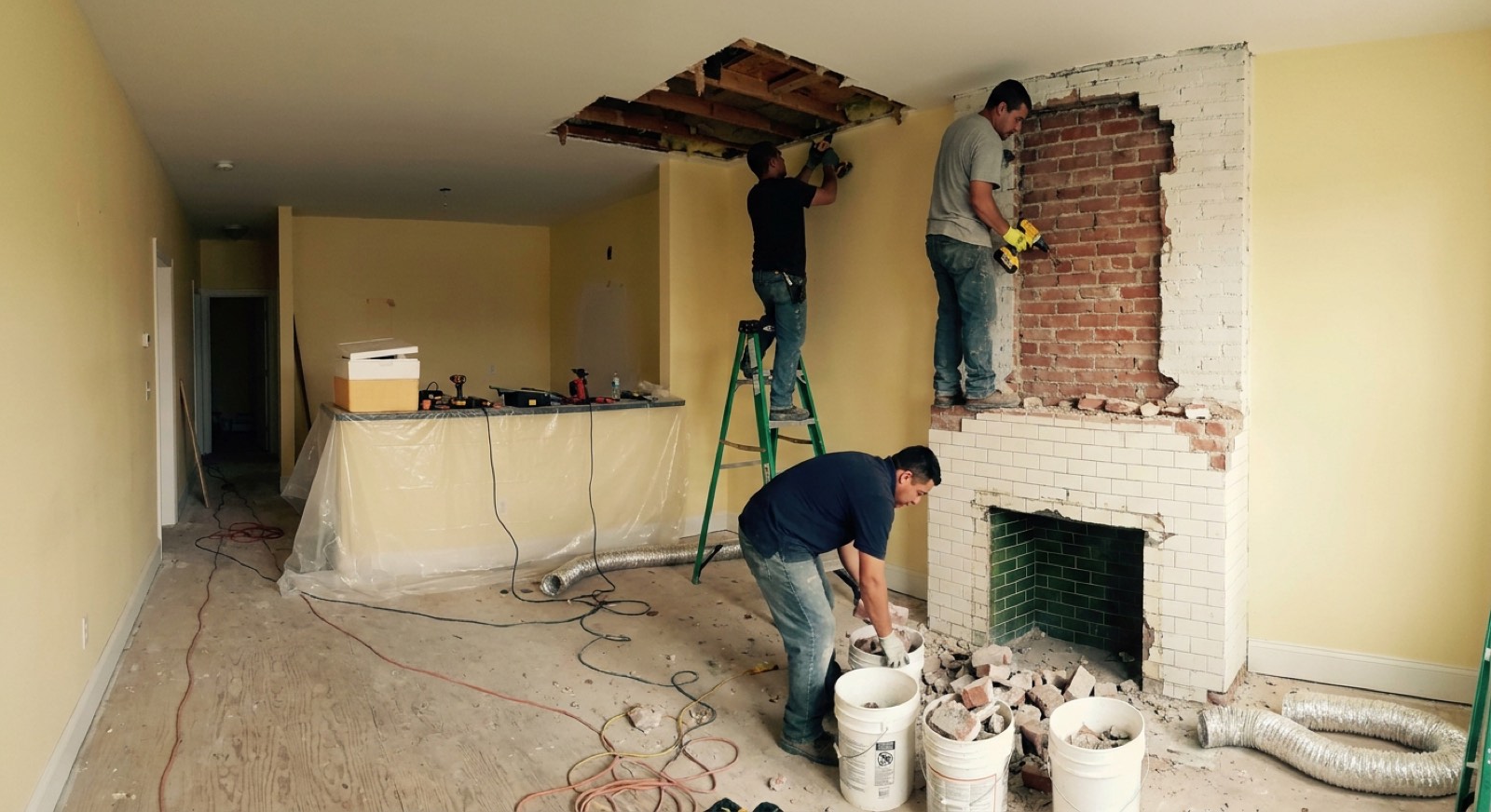Chimney removal in McLean VA