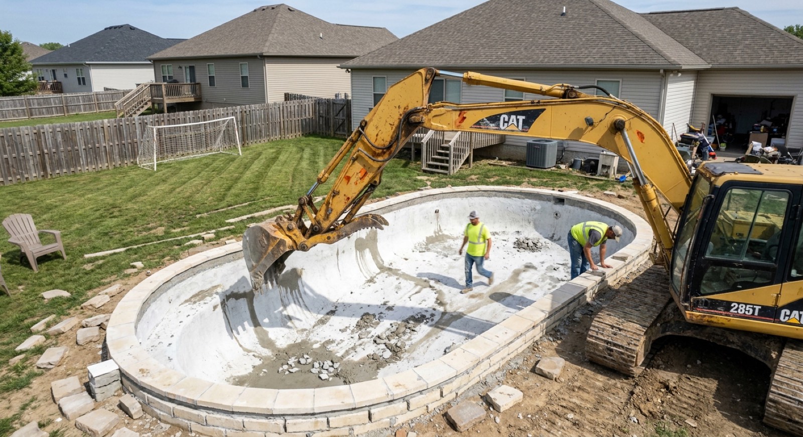 Pool removal in Great Falls, VA