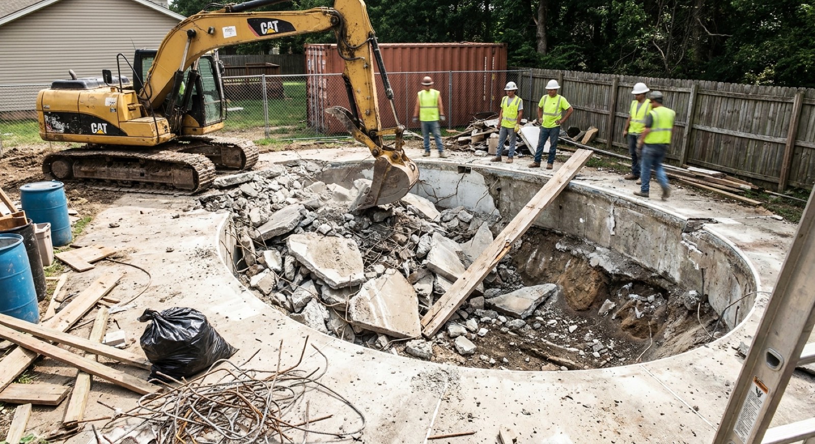 Pool removal in McLean VA