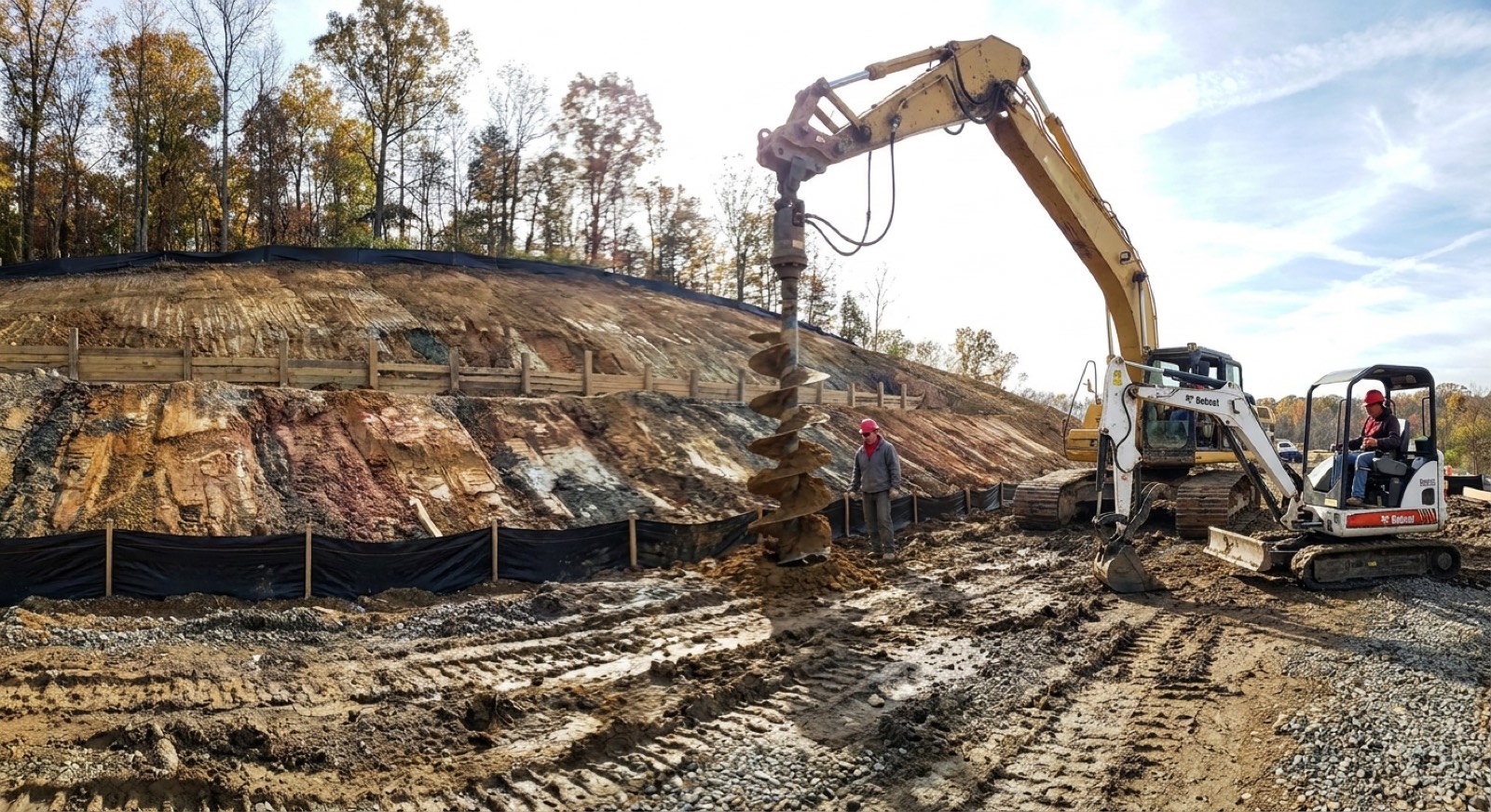 Site preparation and grading in McLean VA